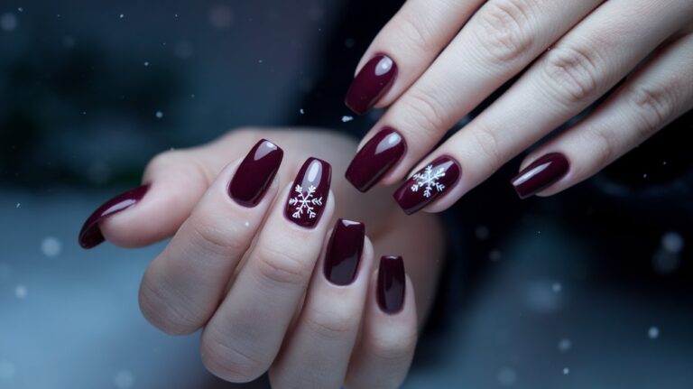 21 Purple Winter Nails