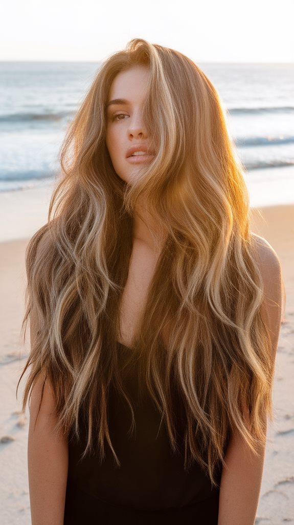 effortlessly tousled beach waves