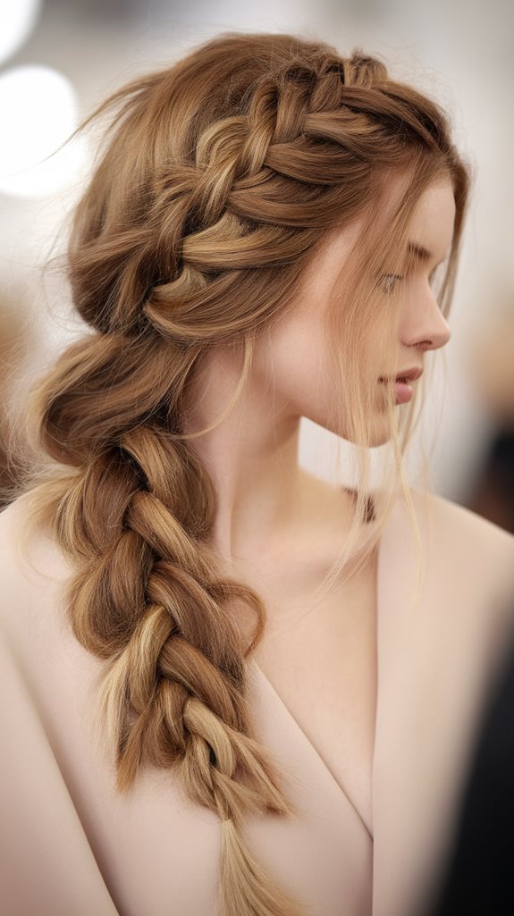 relaxed intertwined hair style