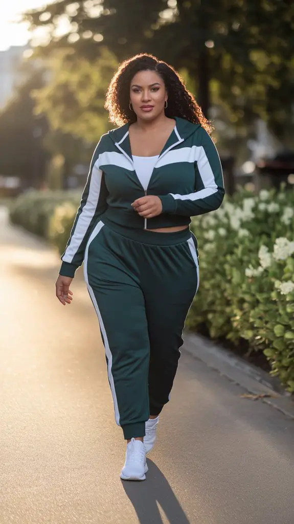athletic casual outfit ensemble