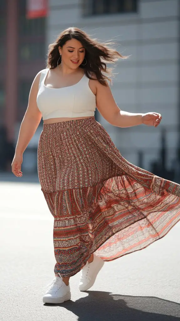 bohemian style outfit combination