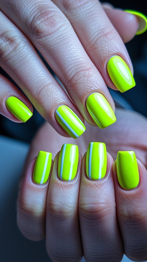 brightly colored striped pattern