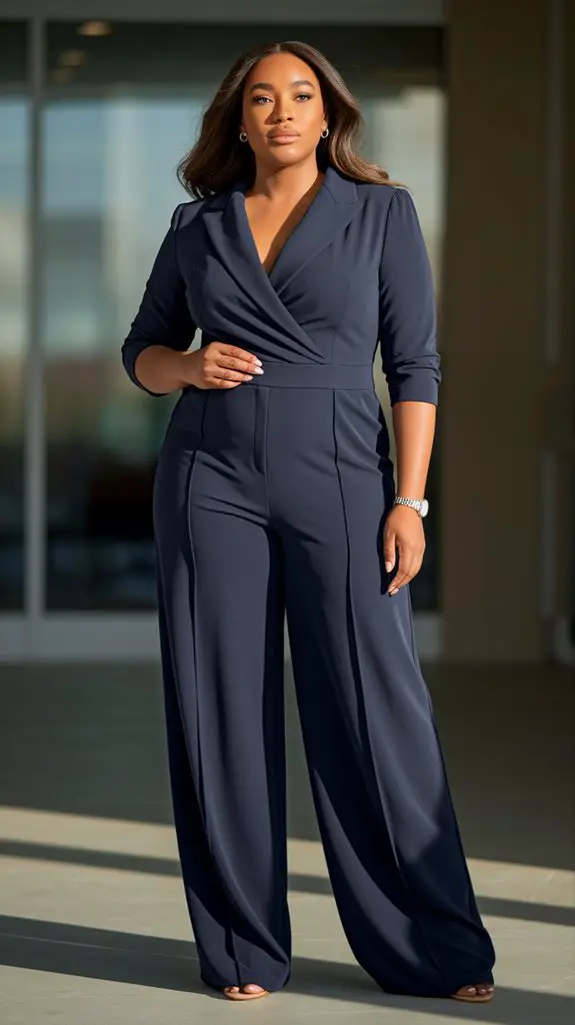 effortless tailored jumpsuit style