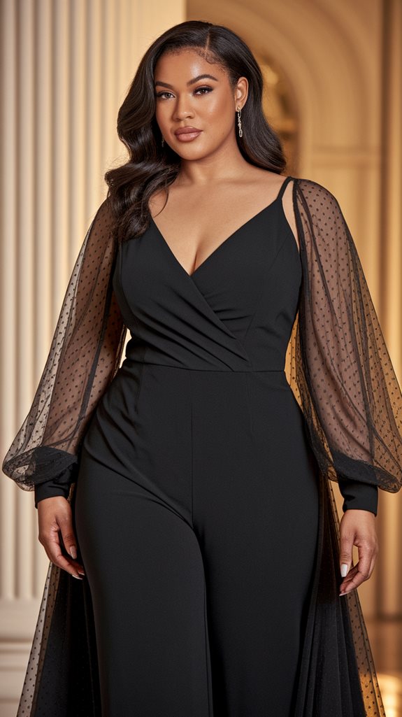 sophisticated all black attire
