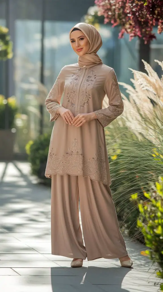 stylish tunic with trousers