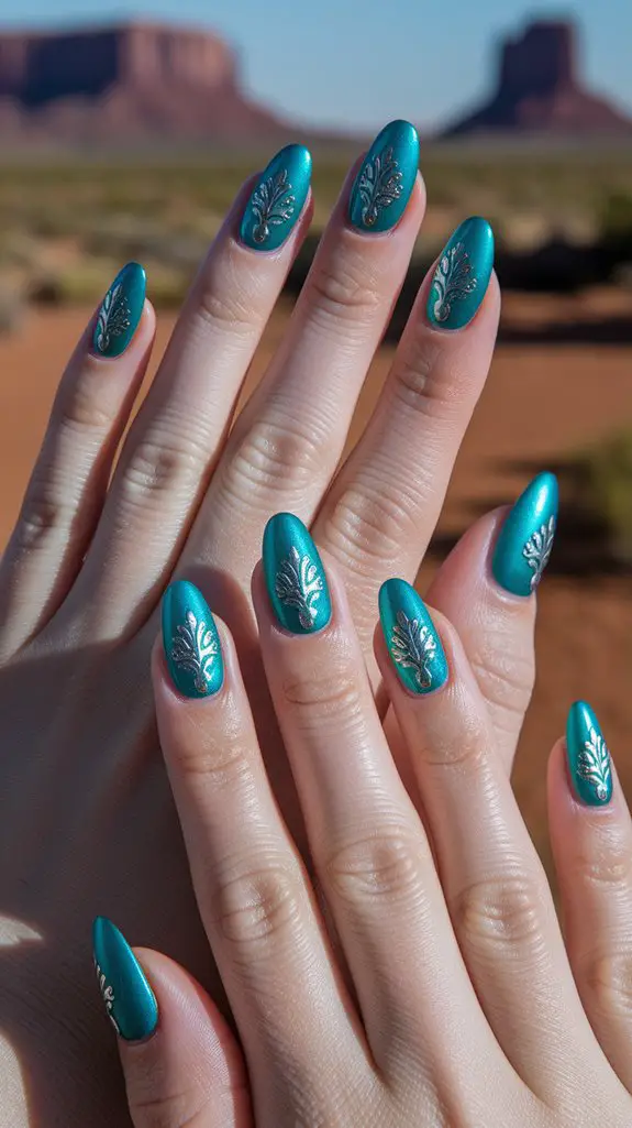 vibrant southwestern turquoise gemstone