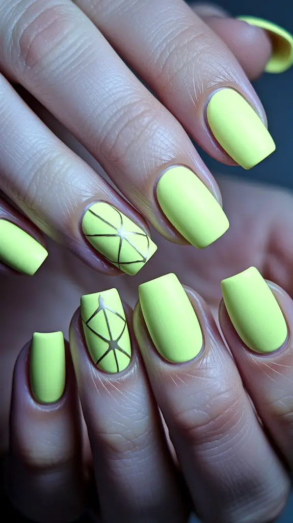 vibrant yellow matte texture