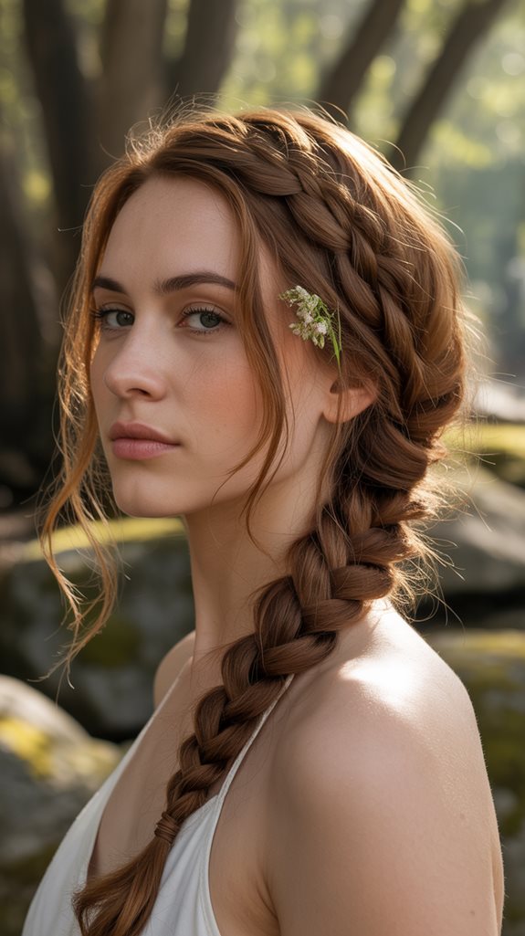 cascading waterfall braid style
