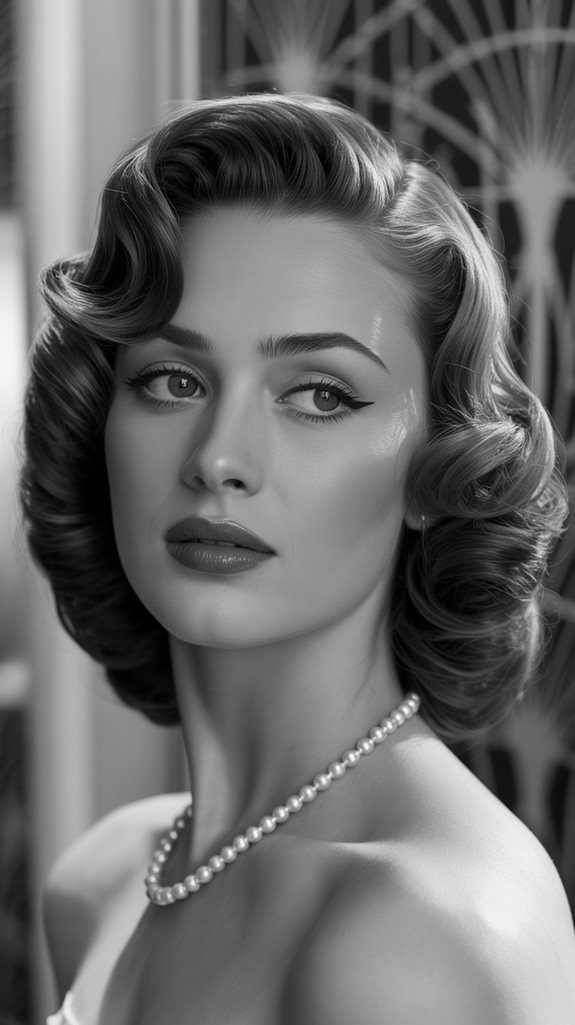 vintage hairstyle with elegance