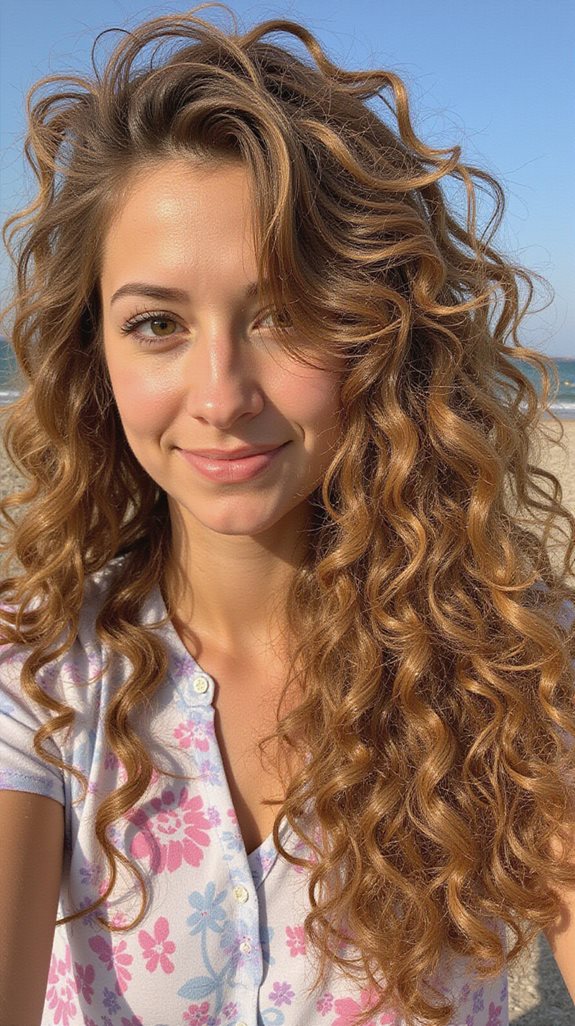 beachy waves styling technique