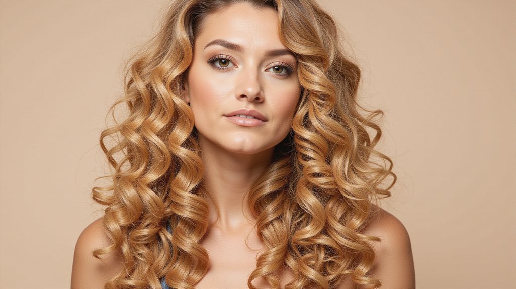 blonde curly hairstyles for women