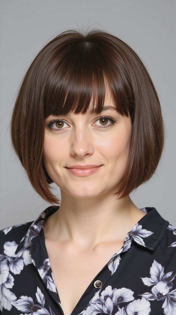 blunt bob geometric precision