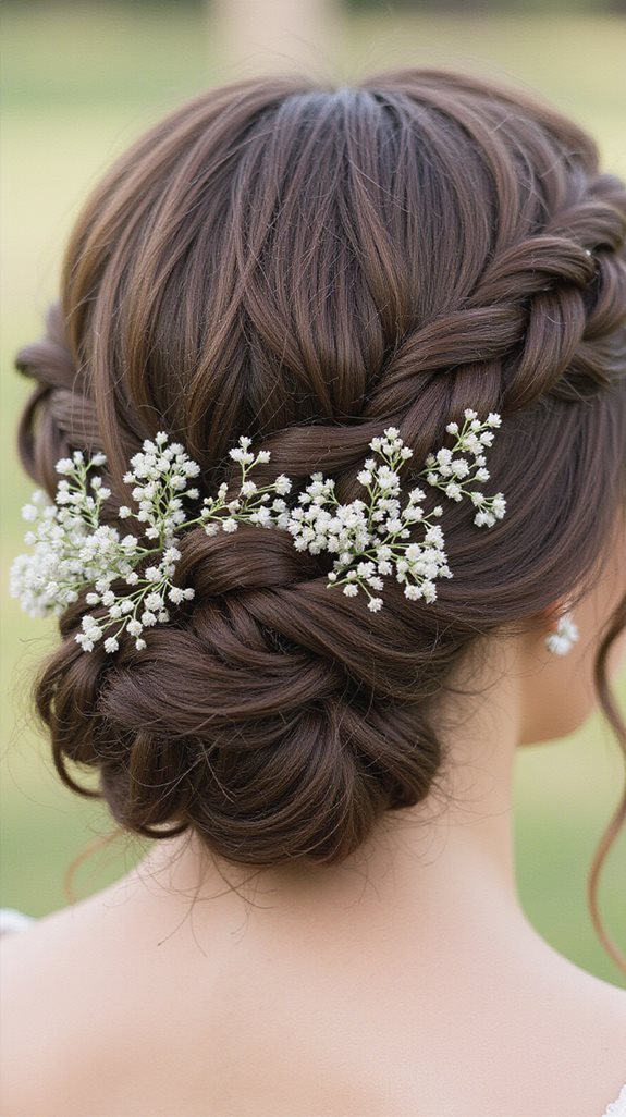 botanical bun styling technique