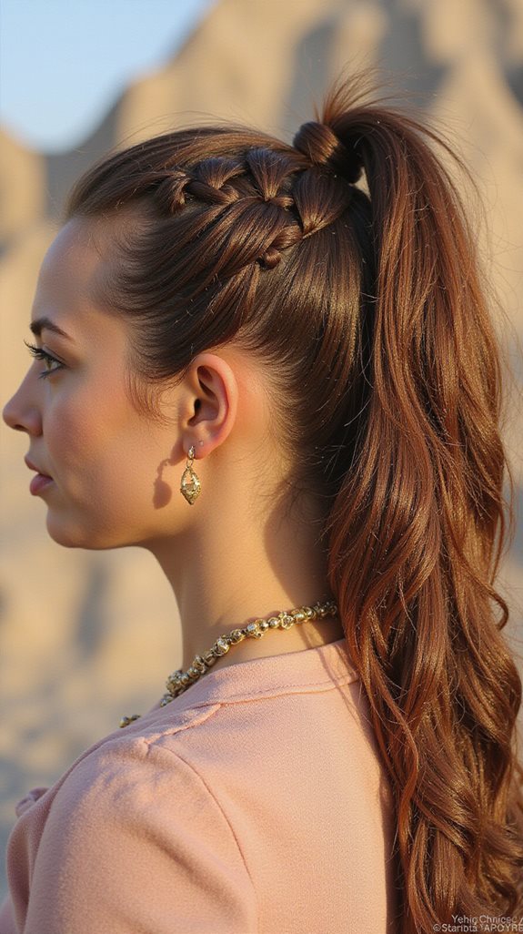 braided ponytail styling tips