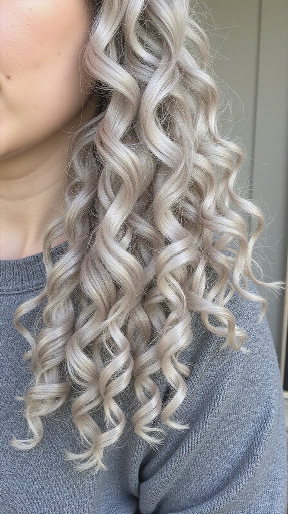caring for ash blonde curls