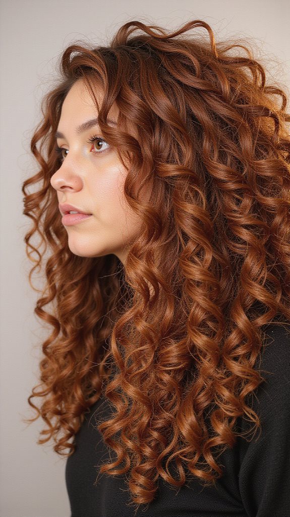copper curly hair care