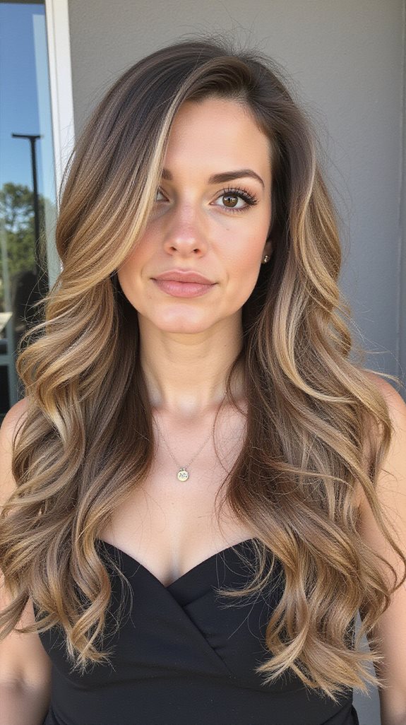 dramatic long butterfly layers