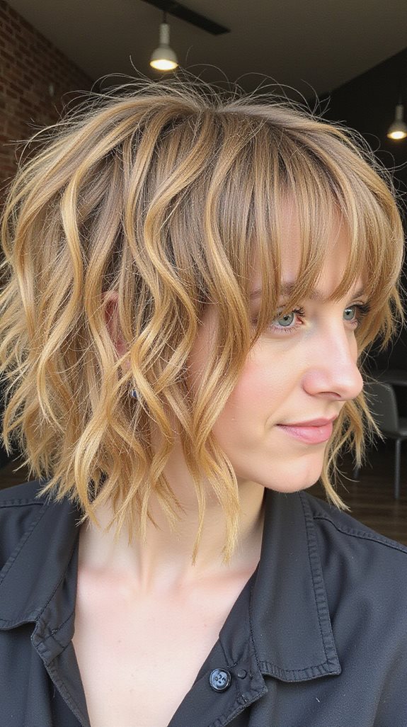 effortless textured bob hairstyle