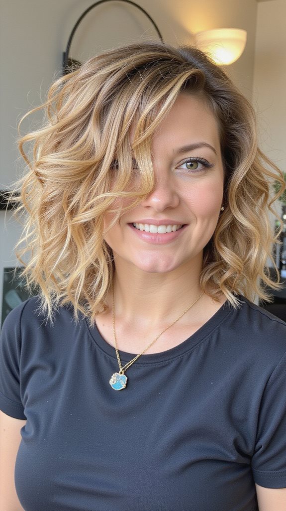 effortlessly chic tousled bob