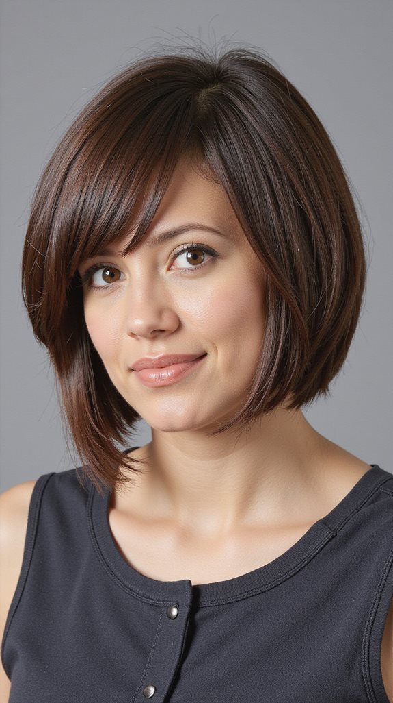 graduated bob with dimension