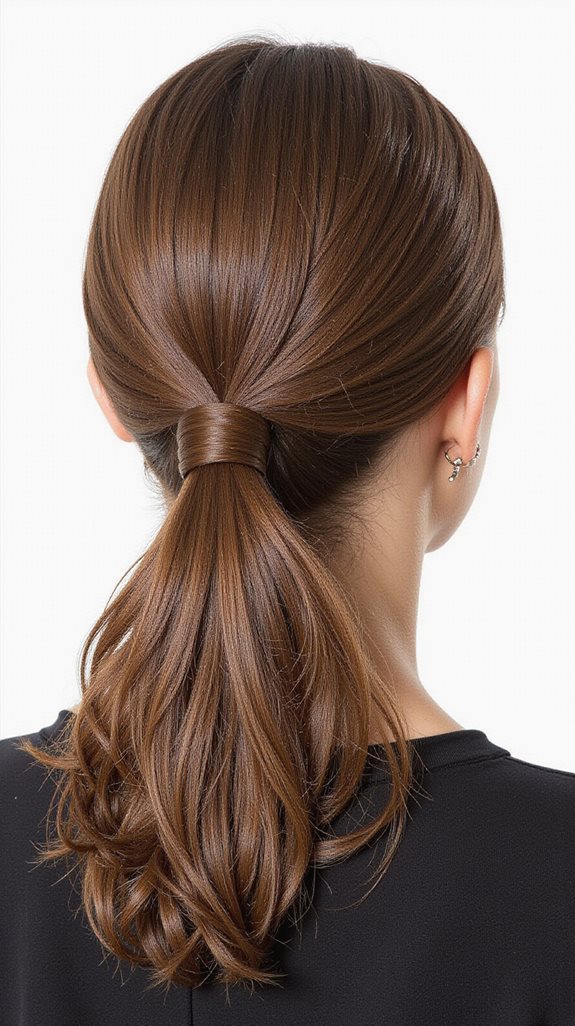 knotted ponytail styling techniques