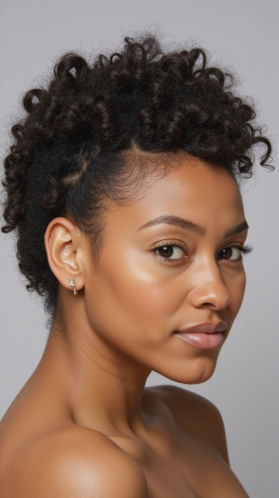 natural curls defined maintained