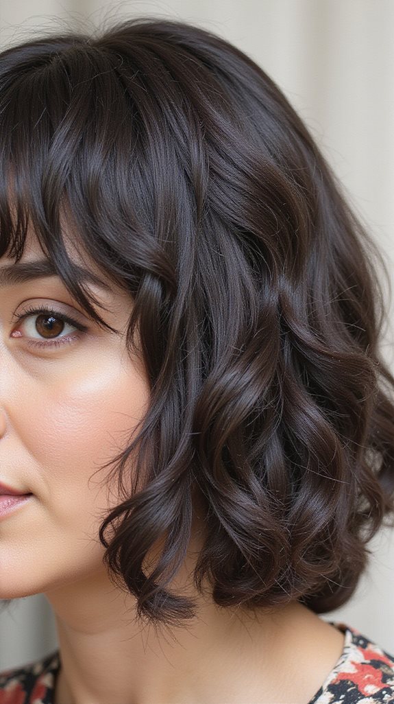 sculptural waves with gloss