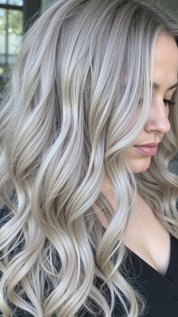 silver blonde wave maintenance