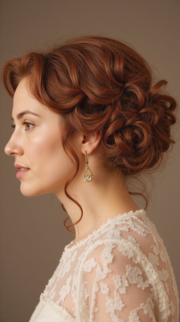 sophisticated low chignon technique