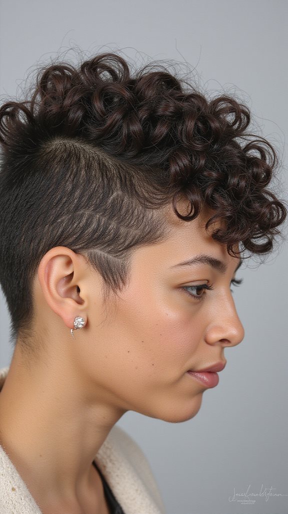 textured pixie natural curls