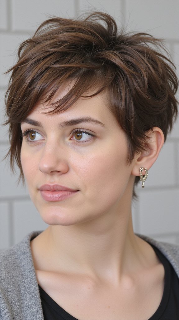 textured tousled trendy hairstyle