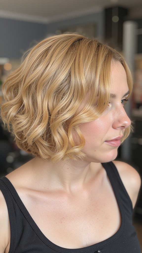 timeless geometric bob elegance