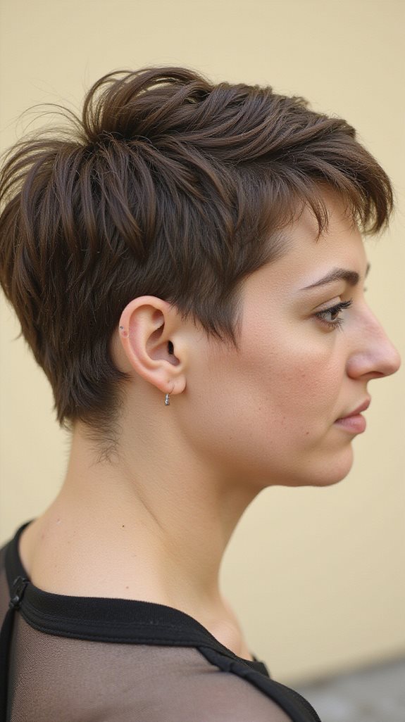timeless short hairstyle maintenance