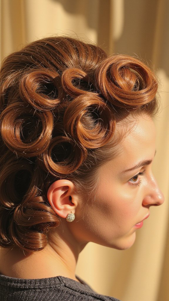 timeless vintage pin curls