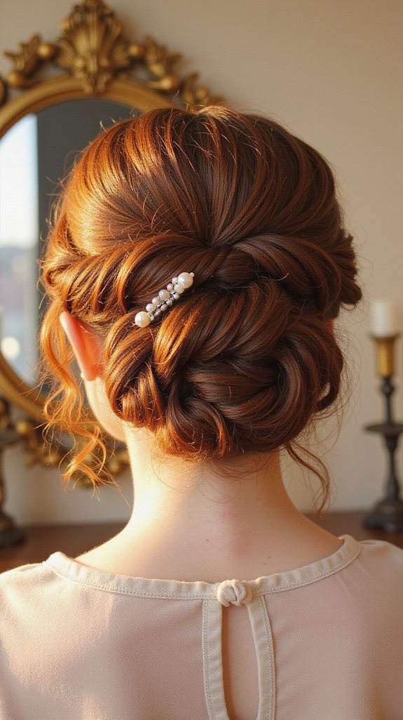 vintage hairstyle with elegance