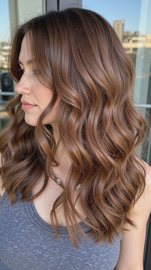 wavy butterfly haircut texture