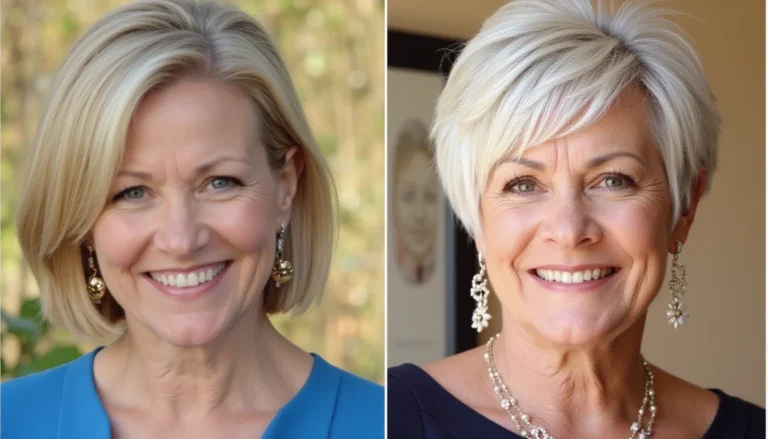 Short Hairstyles for Women Over 50