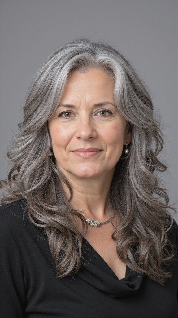 ageless long grey hair