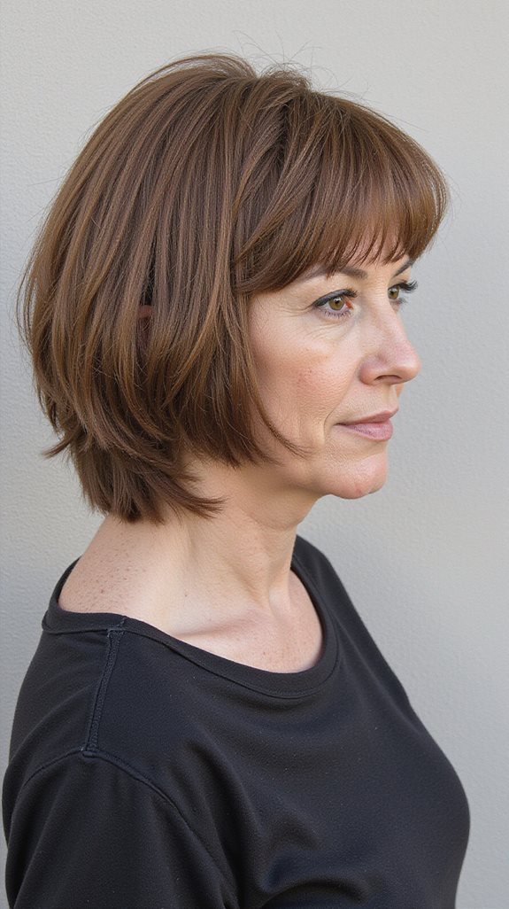 blunt bob for square faces