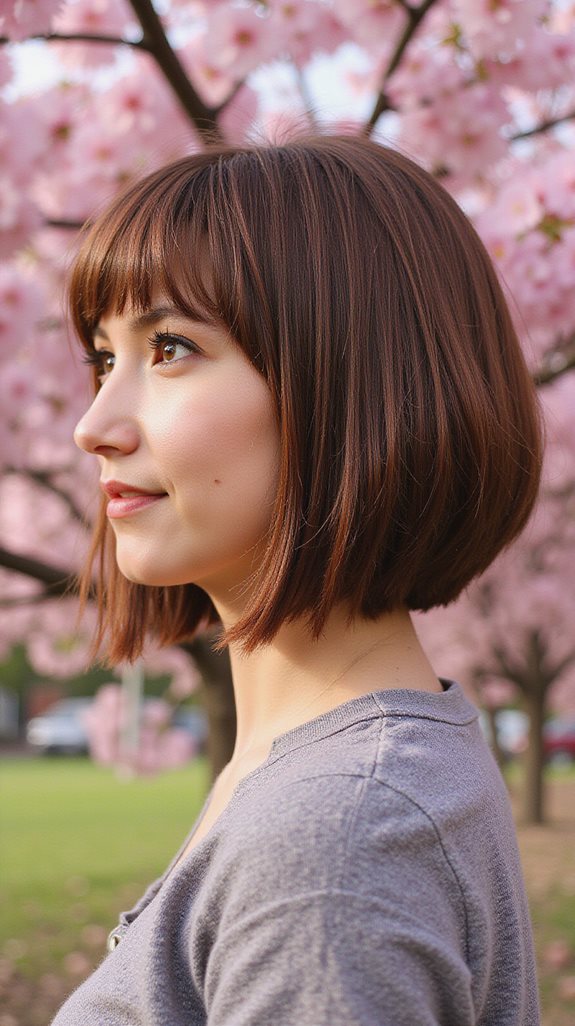 blunt bob geometric precision