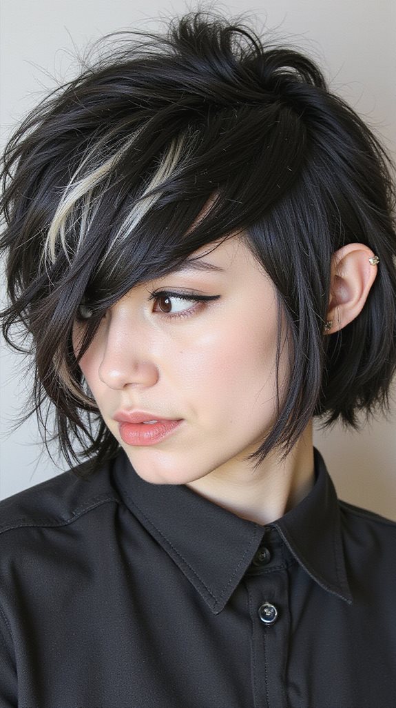 bold geometric angular bob