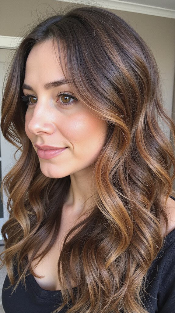 caramel highlights care routine