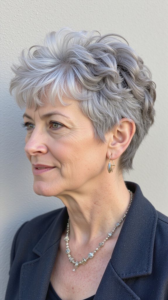 curly pixie cut care