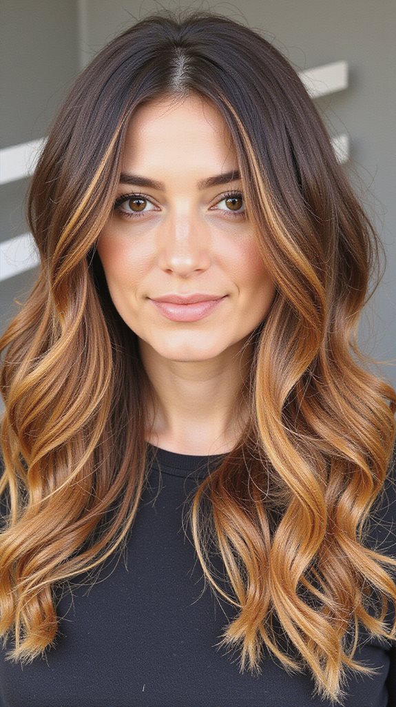 customizable golden balayage technique