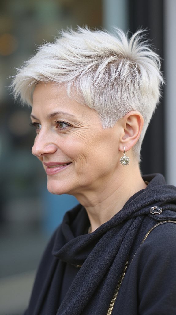 edgy pixie with undercut