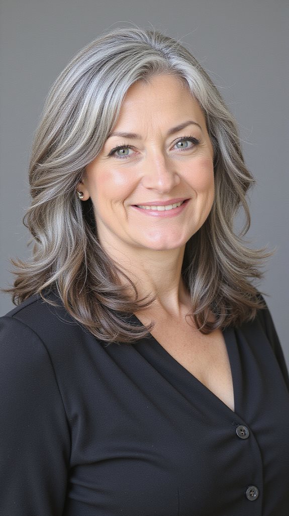 edgy yet professional hairstyle