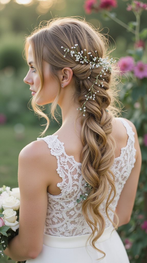 effortless boho fishtail braid