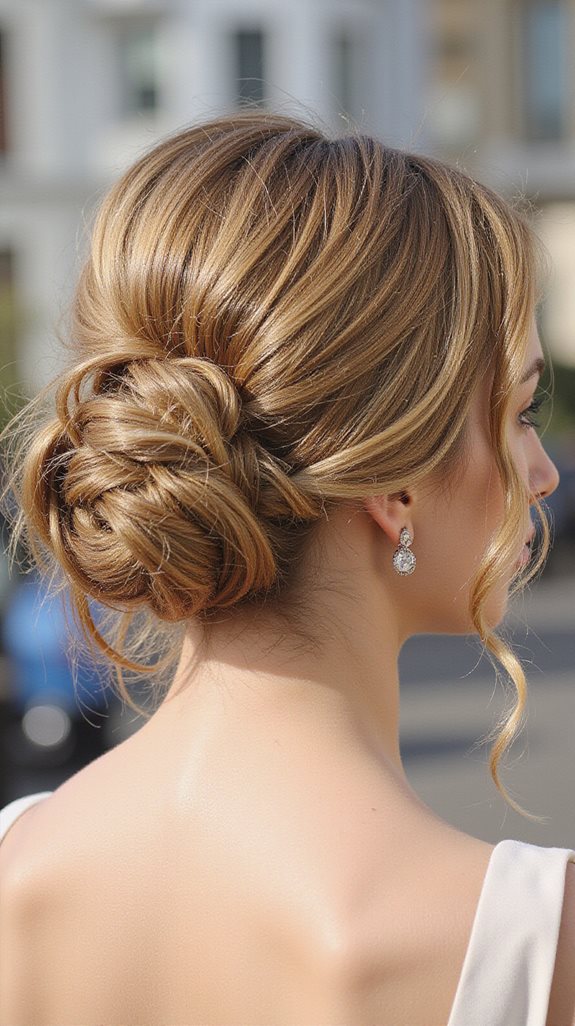 effortless elegant loose chignon