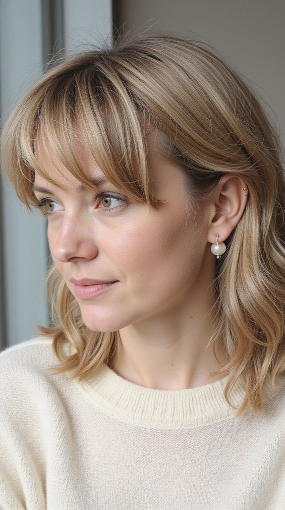 effortless feminine shag hairstyle