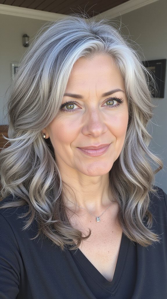 effortless grey hair styles